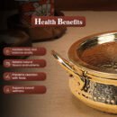 Brass Handi with Lid - Traditional Cookware for Biryani & Slow Cooking