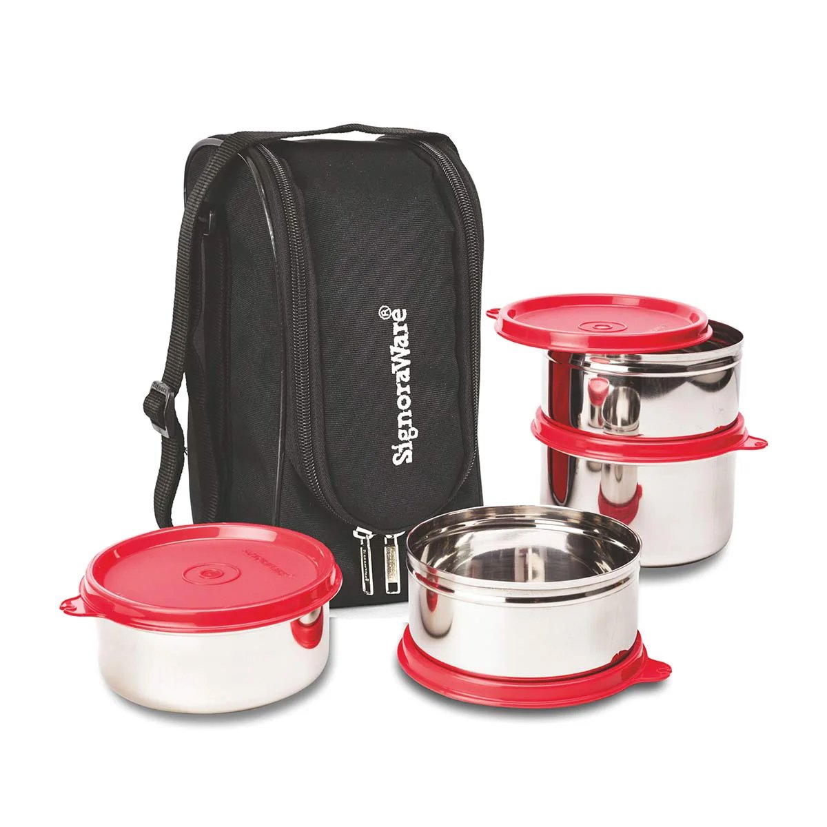 Signoraware Executive Maxx Fresh Steel Lunch Box