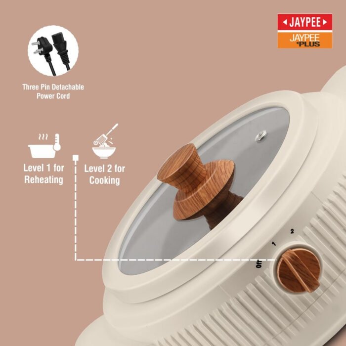 Jaypee Cook Smart Electric Casserole, 1.5L - Image 5