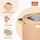 Jaypee Luxura Klass Casserole 3 Piece Set | Insulated Stainless Steel Serveware with Toughened Glass Lockable Lids | Keep Food Hot & Fresh