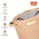 Jaypee Luxura Klass Casserole 3 Piece Set | Insulated Stainless Steel Serveware with Toughened Glass Lockable Lids | Keep Food Hot & Fresh
