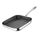 Bergner Hitech Giro Wok Pan 24cm + Grill Pan 24cm | Non-Stick Cookware Combo | Induction & Gas Compatible