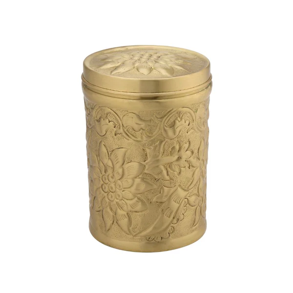 LaCoppera Pure Brass Nikashi Dabba | Spice & Snack Container | 1 Pc - Image 4