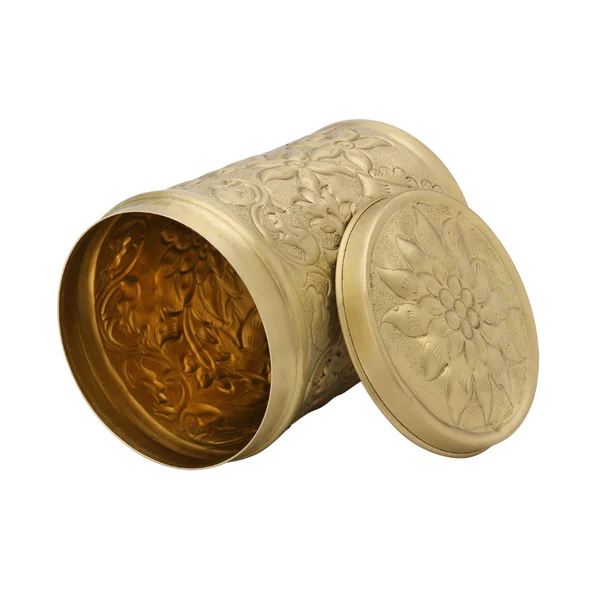 LaCoppera Pure Brass Nikashi Dabba | Spice & Snack Container | 1 Pc - Image 6