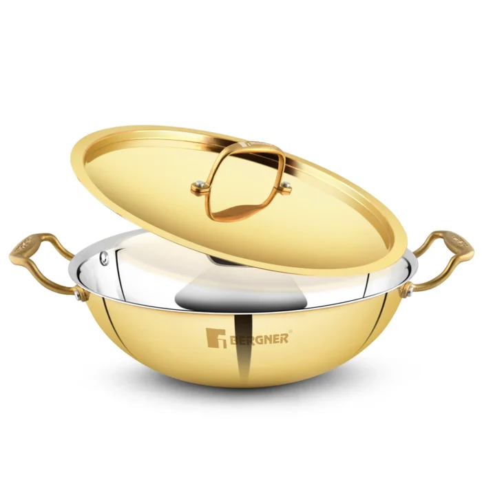 Bergner Peetlam Kadai with Lid