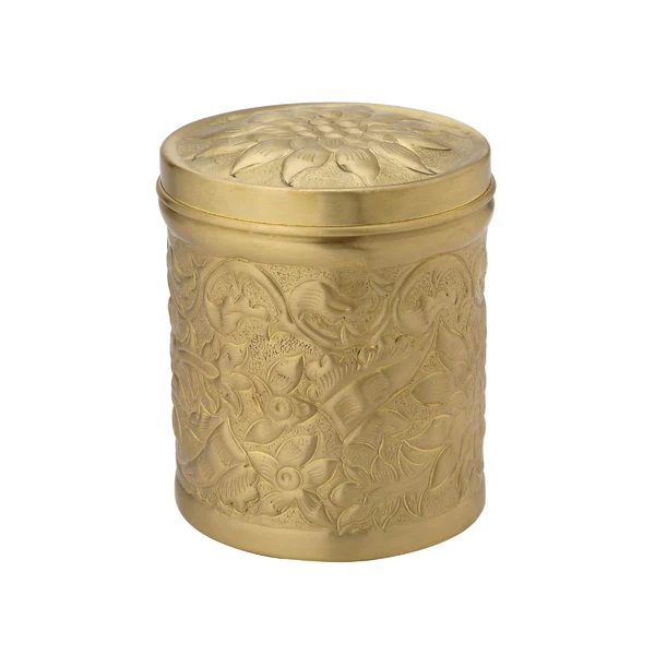 LaCoppera Pure Brass Nikashi Dabba | Spice & Snack Container | 1 Pc - Image 8
