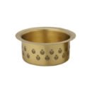 LaCoppera Antique Gold Brass Coffee Filter Set | Coffee Dabra Cup and Bowl Set | Set of 5 Pcs