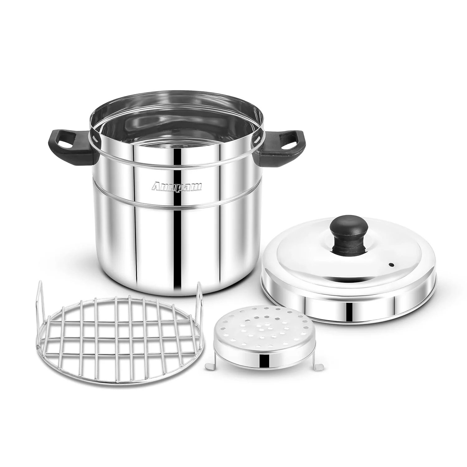 Anupam Steel Bati Maker Gas Tandoor & Pizza Maker Multi-Purpose Cooker - Image 3