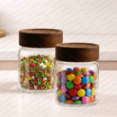 Square Borosilicate Glass Storage Jar 600ml