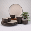 Servewell 18 Piece Two Tone Dinner Set