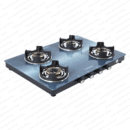 Sunshine Royal Blue Four Burner Toughened Glass Gas Stove