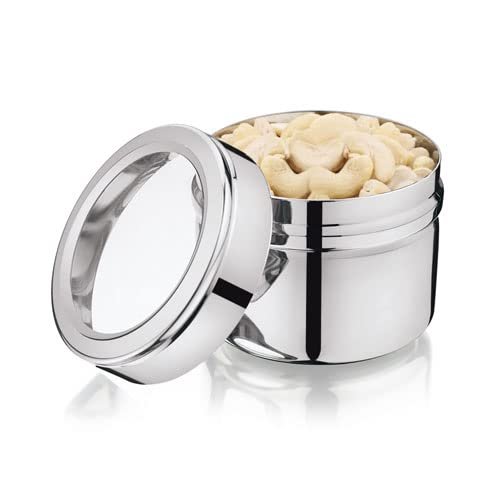Stainless Steel Premium Fruit & Nuts Food Storage Canister