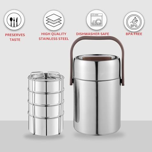 Kraft Perma Therm Stainless Steel Insulated Lunch Box - Image 5