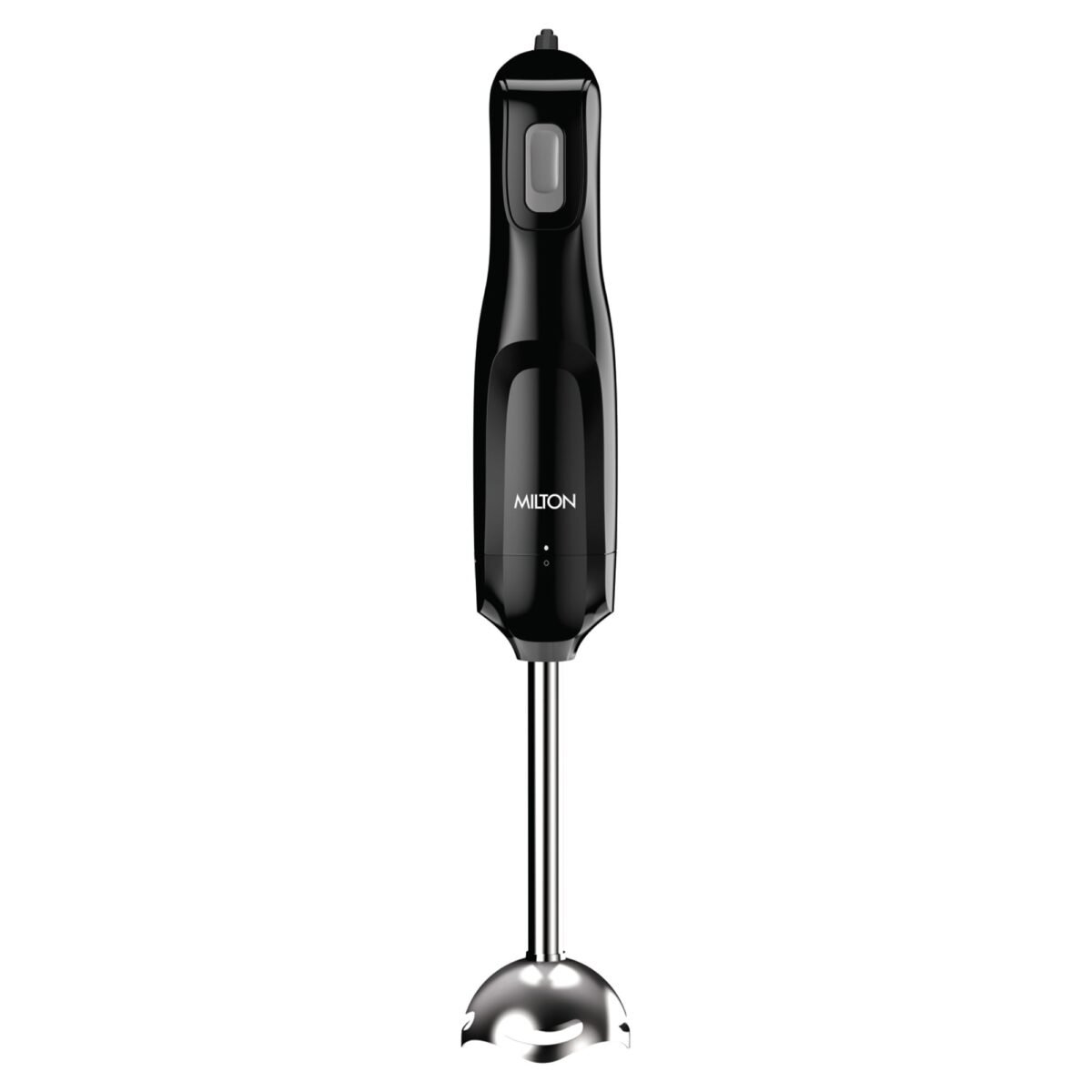 Milton Appliances VorteQ Electric Hand Blender 300W | SS304 Stainless Steel Blade | Detachable Stem for Easy Cleaning | Multipurpose Blender for Smoothie & Juices | ISI Certified | 2Y Warranty | Black