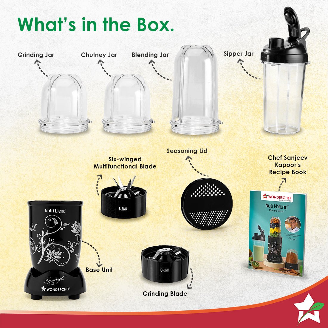 Wonderchef Nutri-blend 500W Mixer Grinder - Image 7