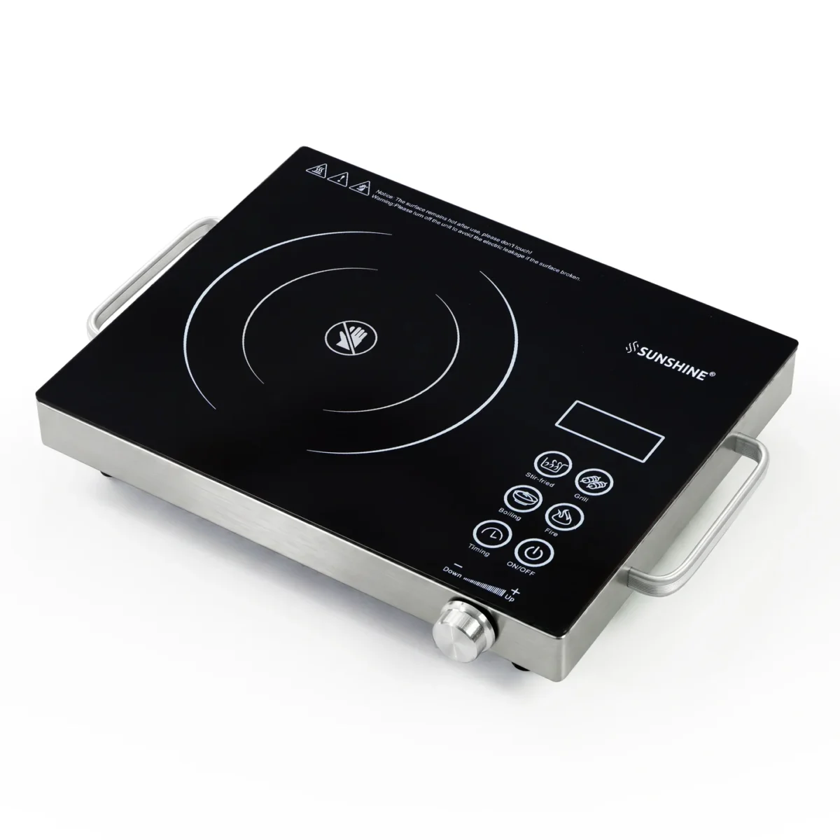HeatWave Infrared Cooktop 2000W | 7 Cooking Modes | 60–700°C Temperature Control | Stainless Steel Body | Portable Infrared Cooker