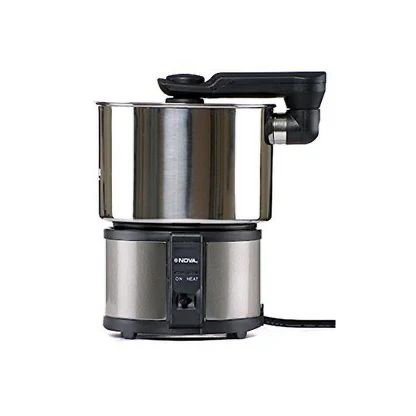 Nova Travelling Cooker ( TC - 1555)( Portable Travel Multi cooker electric kettle) (1.3L , Silver )