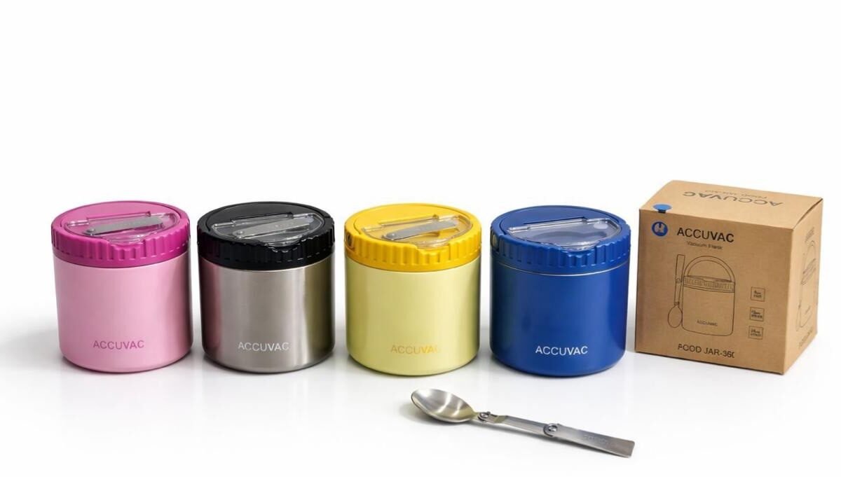 Food Jar ( Cold & Hot for 5-6 hrs ) Stainless Steel , 360ml & 540ml , Flask