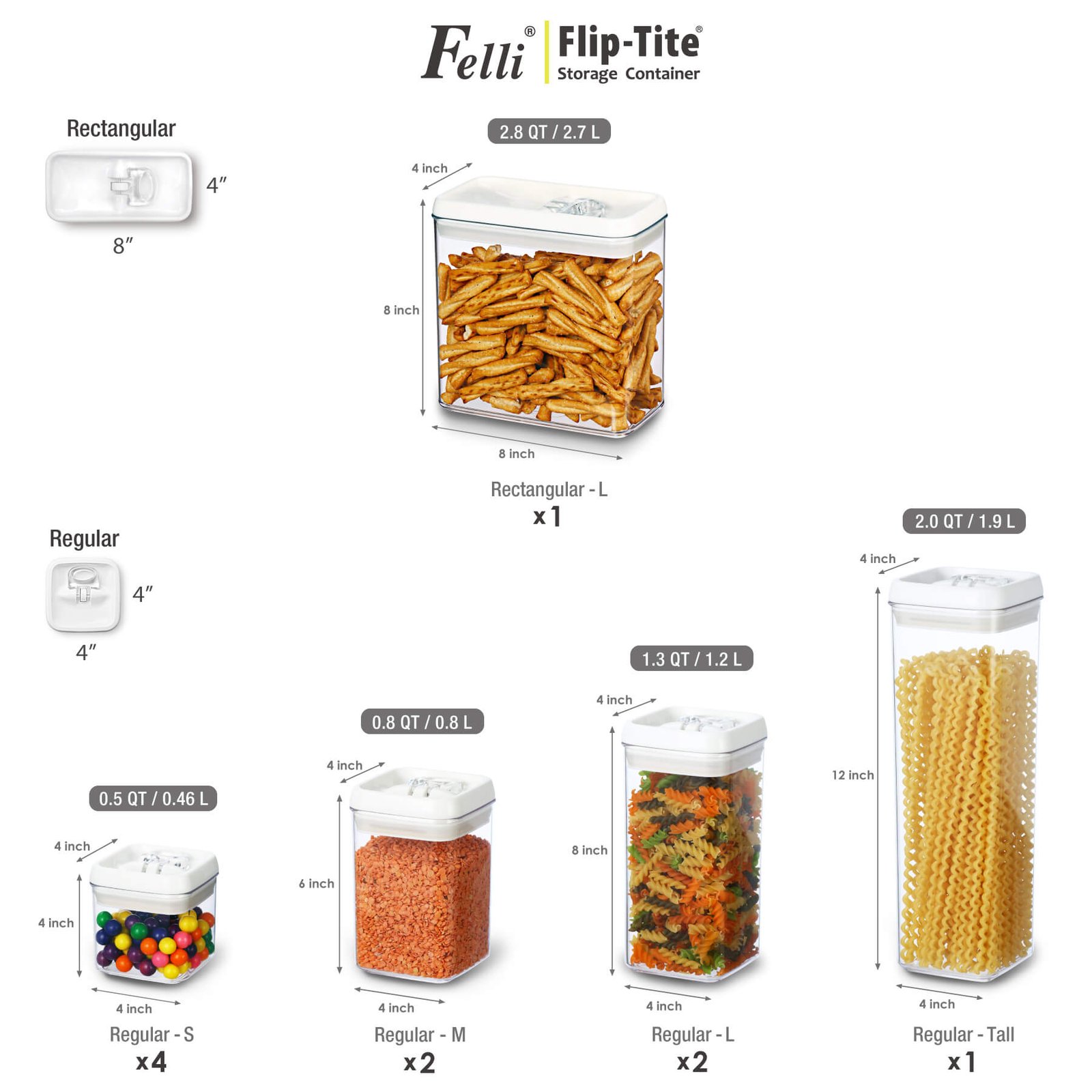 Flip-Tite 4" Regular 10pk Variety Set - Image 4