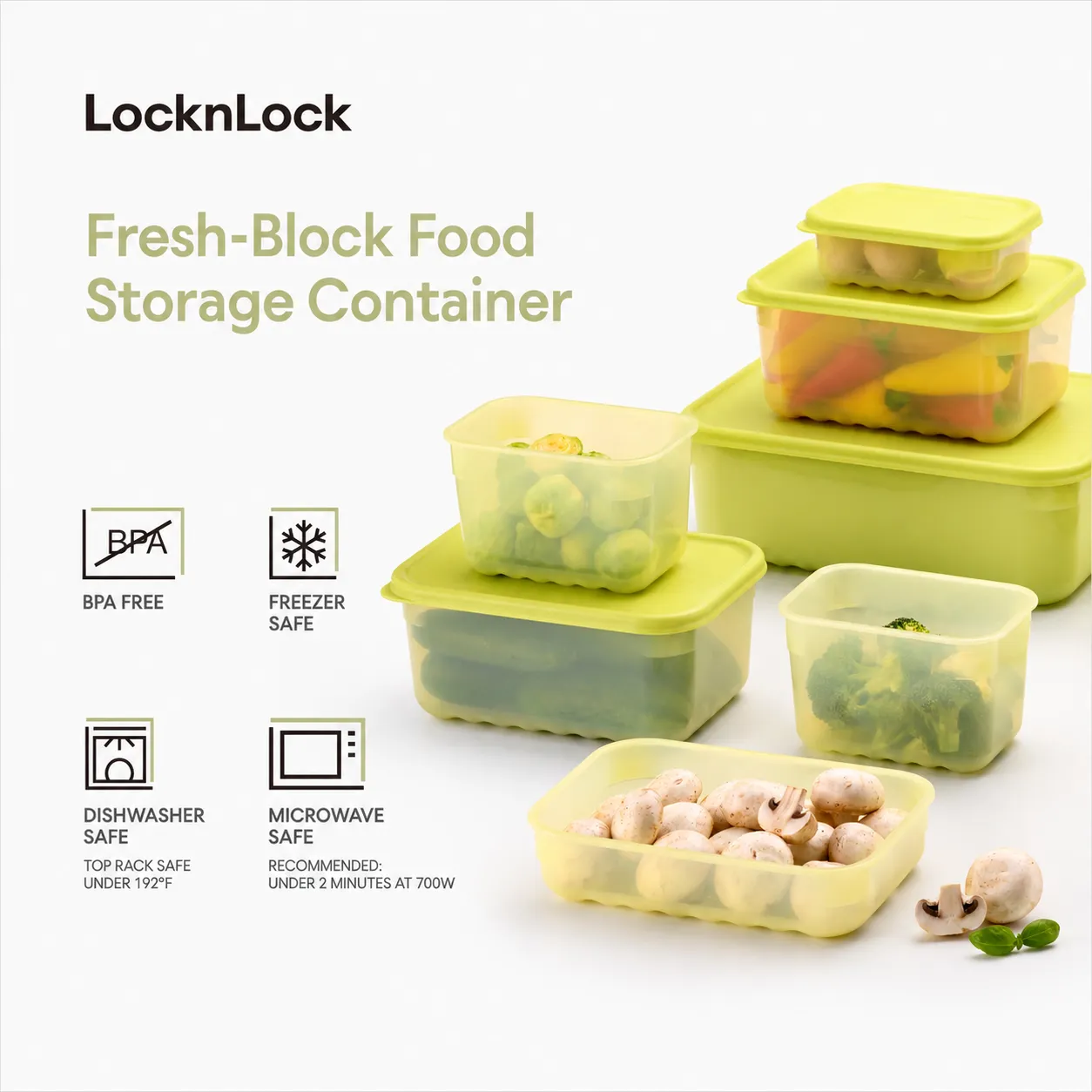 LocknLock Fresh Block 640ml (Set of 2) - Image 3