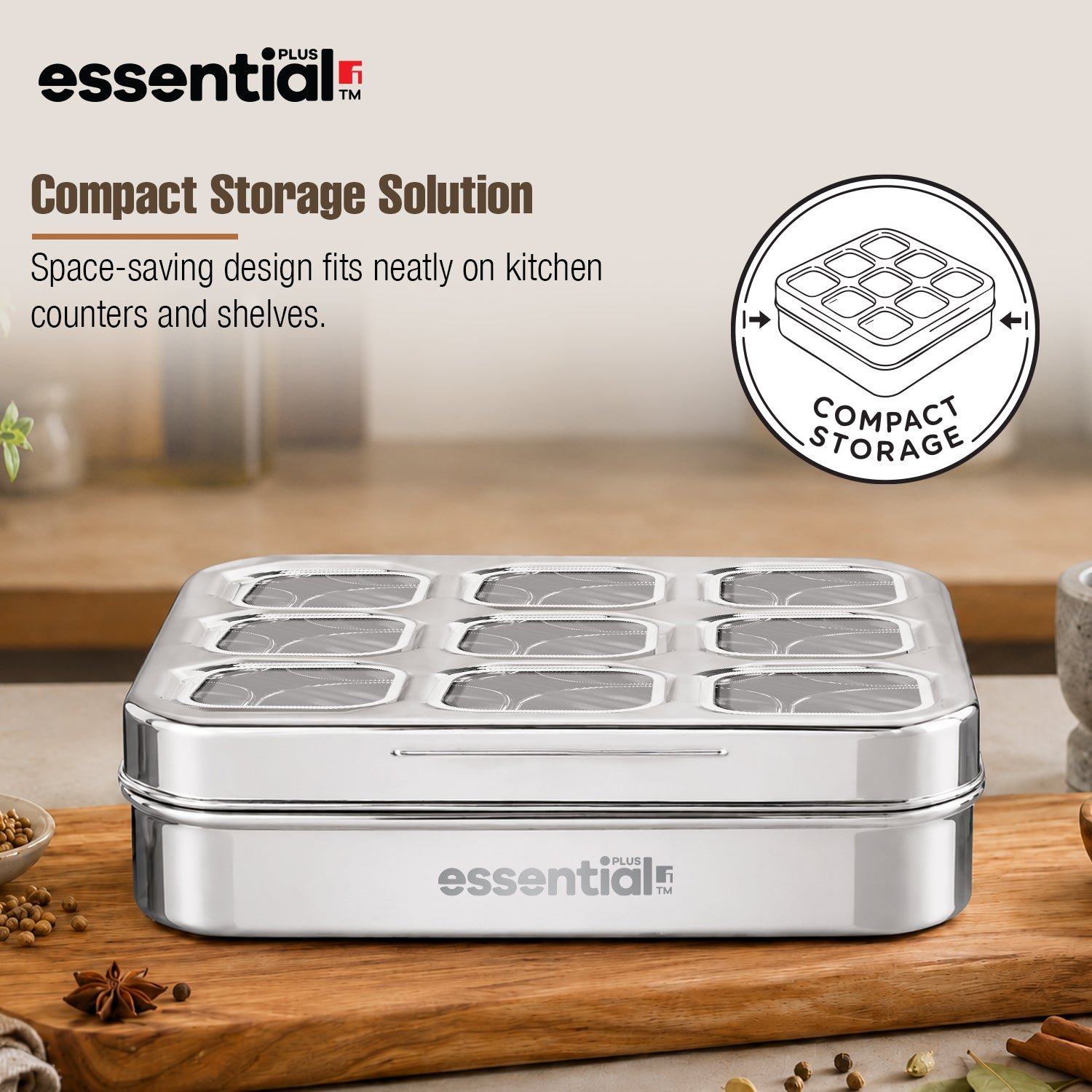 Essential Plus Stainless Steel Masala Dabba - Image 15