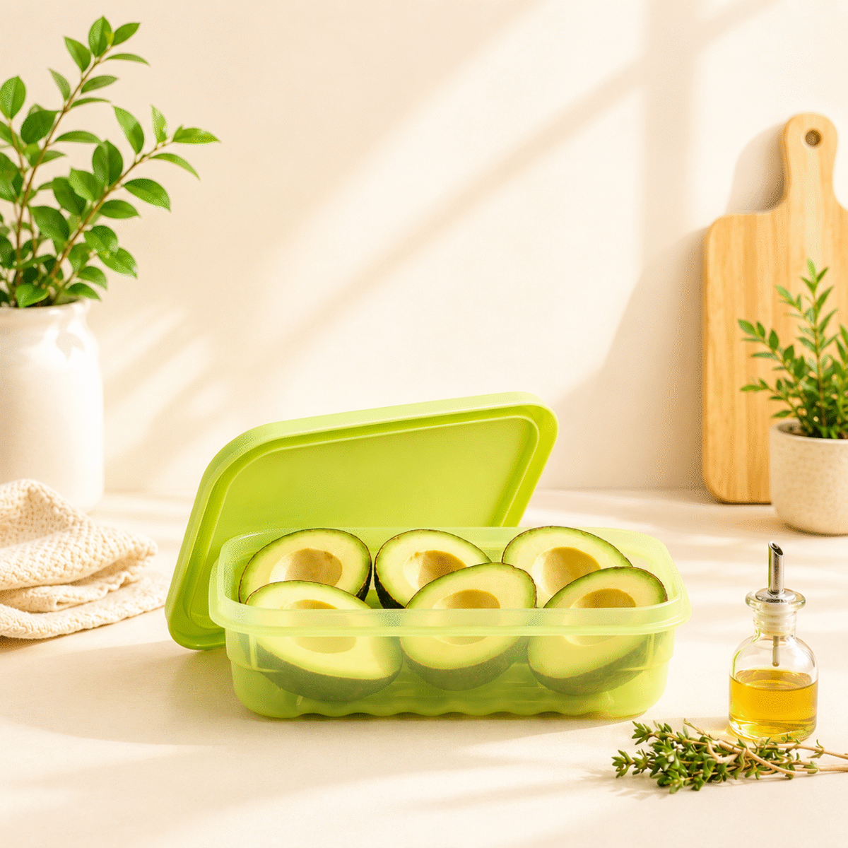 Fresh Block 1.3L (Set of 2) Freshness Storage Container with Moisture Control & Ethylene Absorption