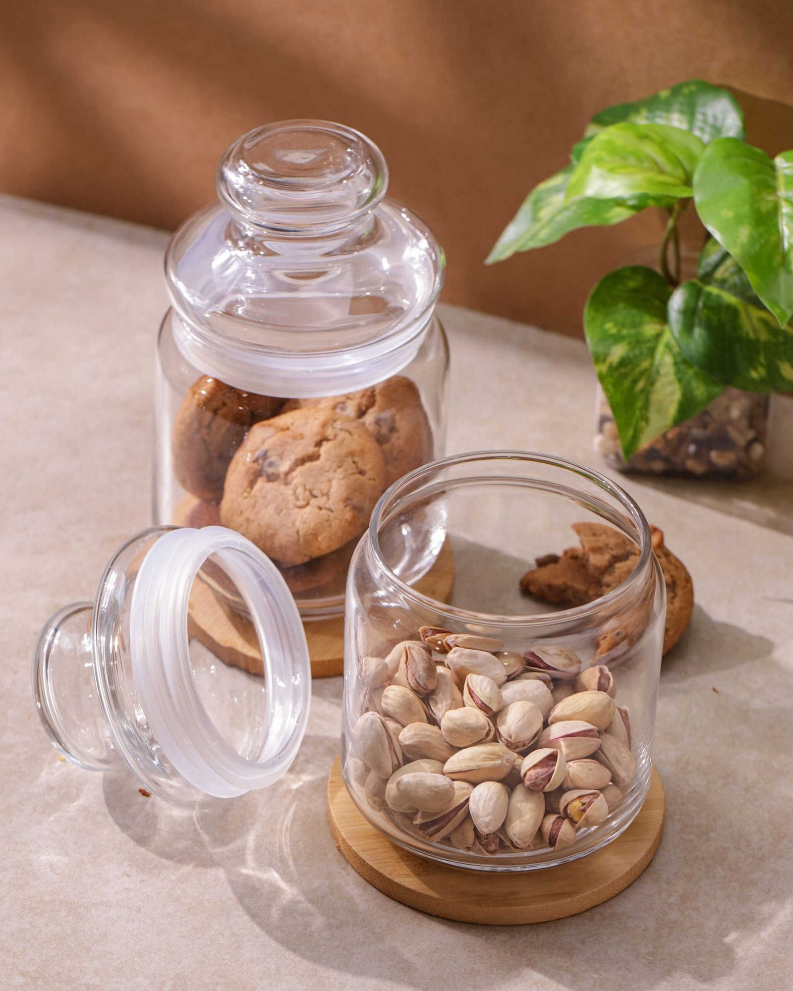 Pop Jars - Glass Lid, 500ml, Set of 2 - Image 3