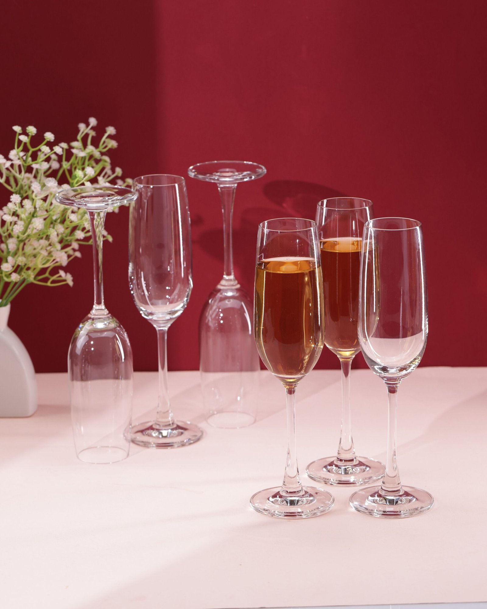Madison Flute Champagne Glasses - Image 4
