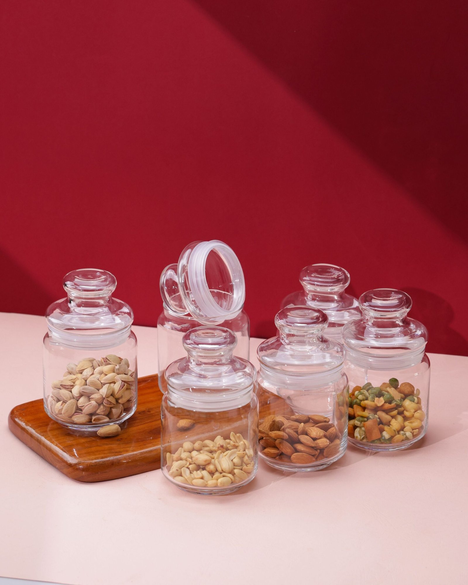 Pop Jars - Glass Lid, 500ml, Set of 6 - Image 4