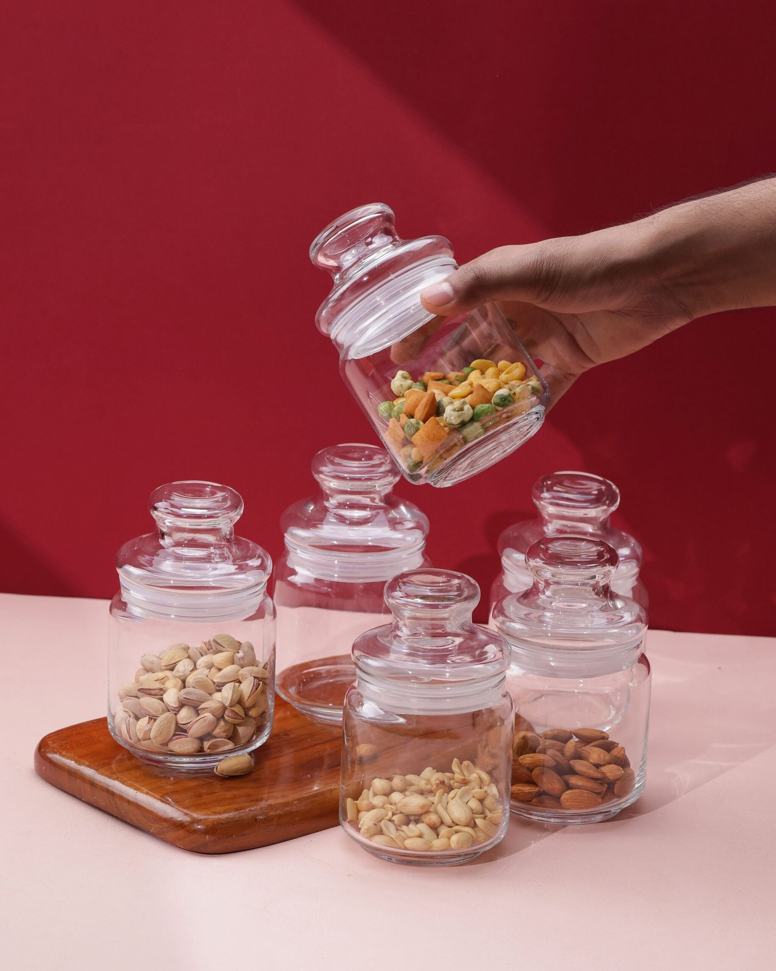 Pop Jars - Glass Lid, 500ml, Set of 6 - Image 5