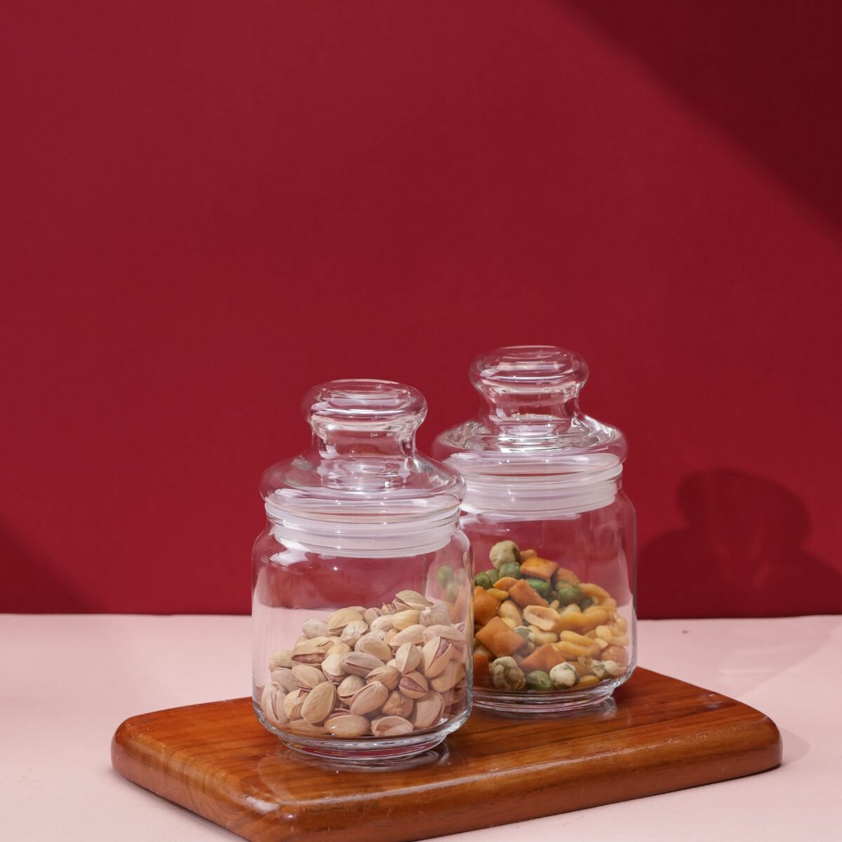 Pop Jars - Glass Lid, 500ml, Set of 6