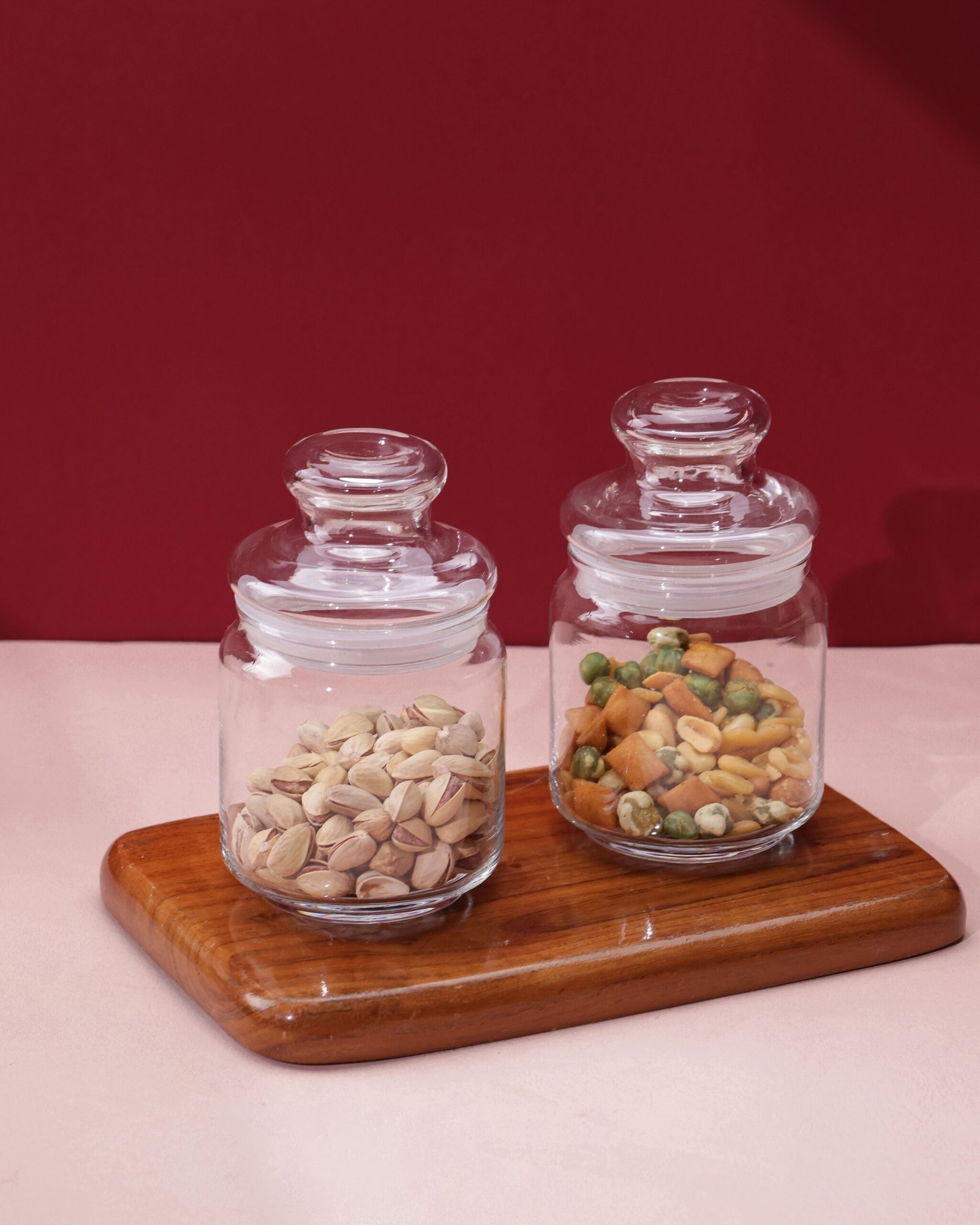 Pop Jars with Glass Lid, 650ml, Set of 6