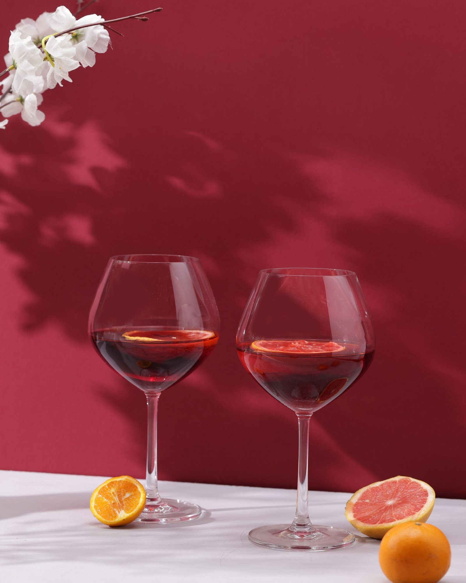 Sante Burgundy Glasses