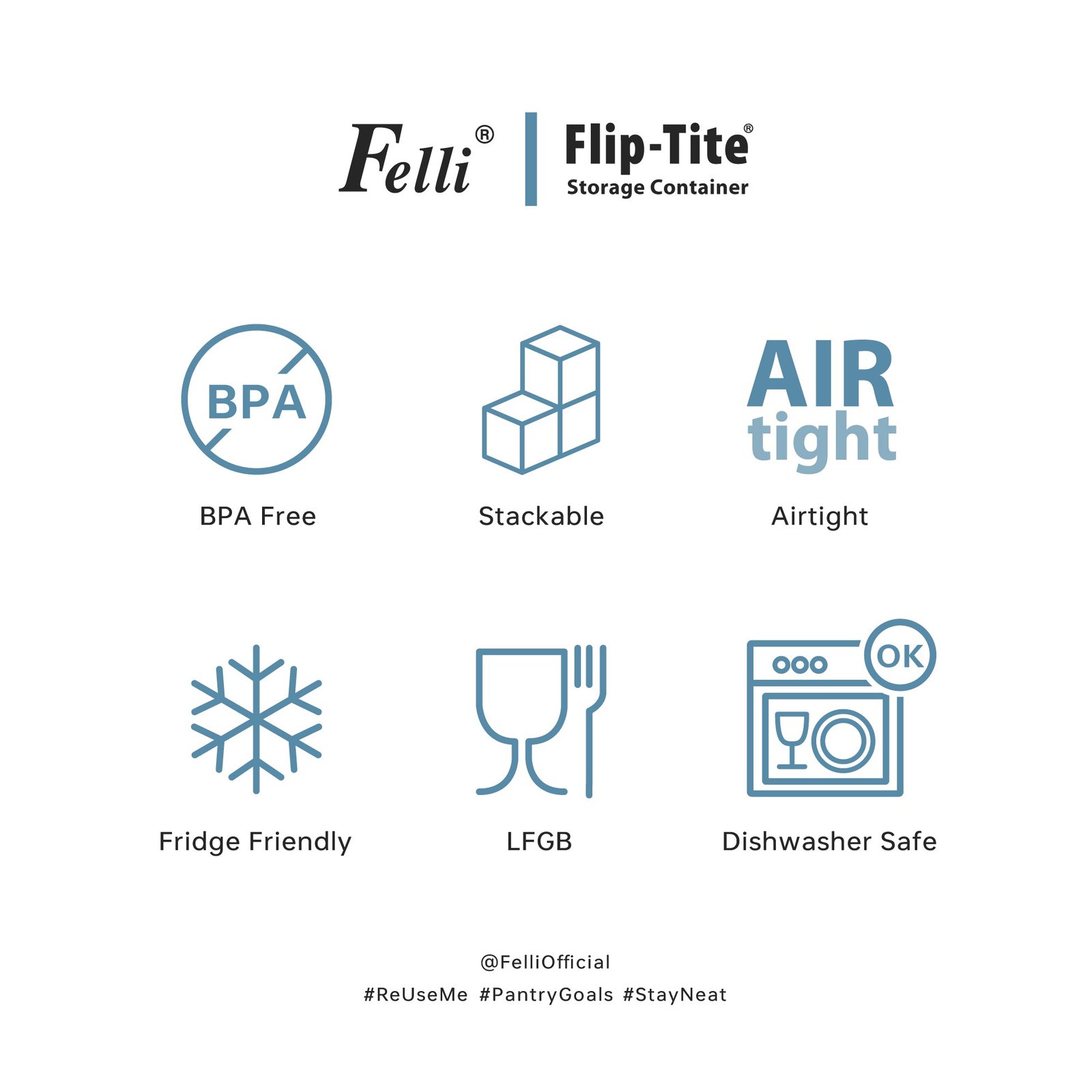 Felli Flip Tite 4" Regular 8pk Variety Set - Image 11