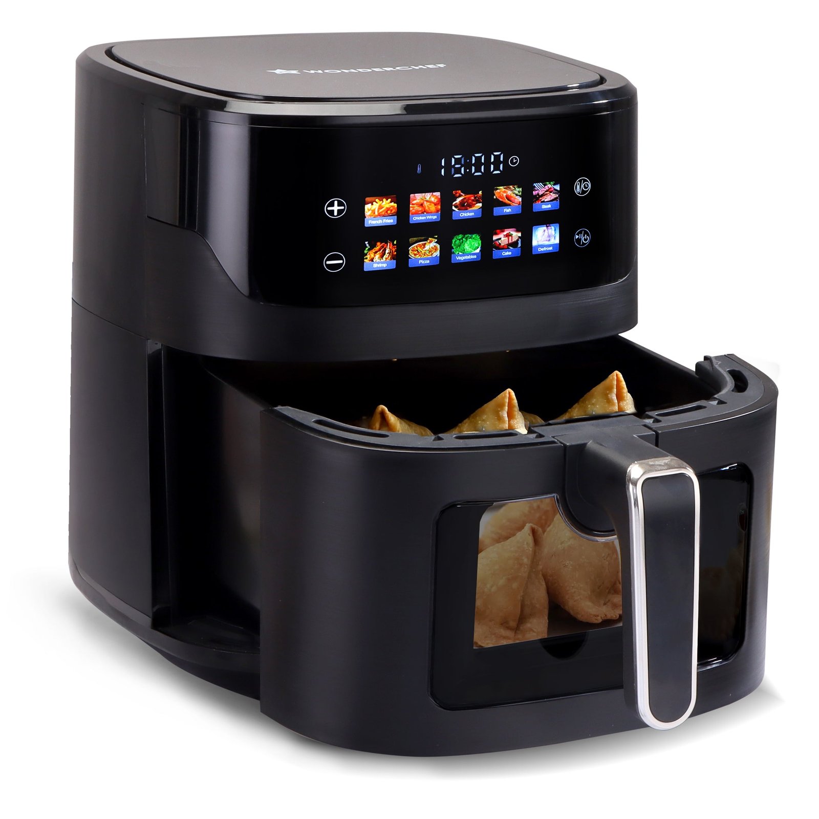 Neo Pro 4.5L Digital Air Fryer | 1300W | 10 Preset Menus | 90% less fat | Rapid Air 360° Circulation Technology | Temperature & Timer Control | Cool Touch Handle | Black | 2-Year Warranty - Image 21