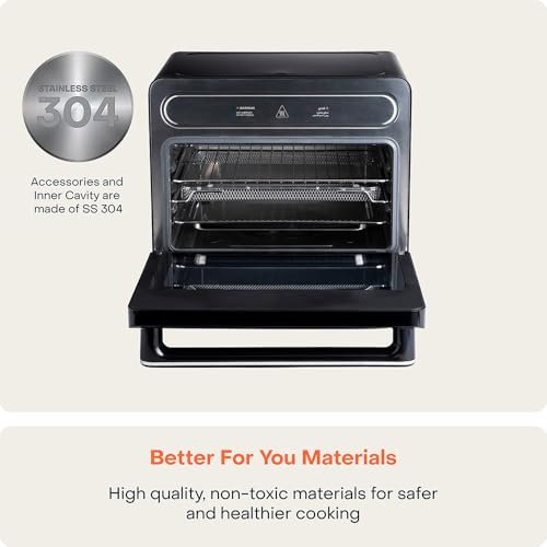 Nutricook Steami X 24L Black (Steam + Air Fryer Oven) with 10-in-1 functions like Steam Cook, Steam Roast, Air Fry, Bake, Sterilize & more. Steam + Convection technology, 2200W power, 2-year warranty - Image 8