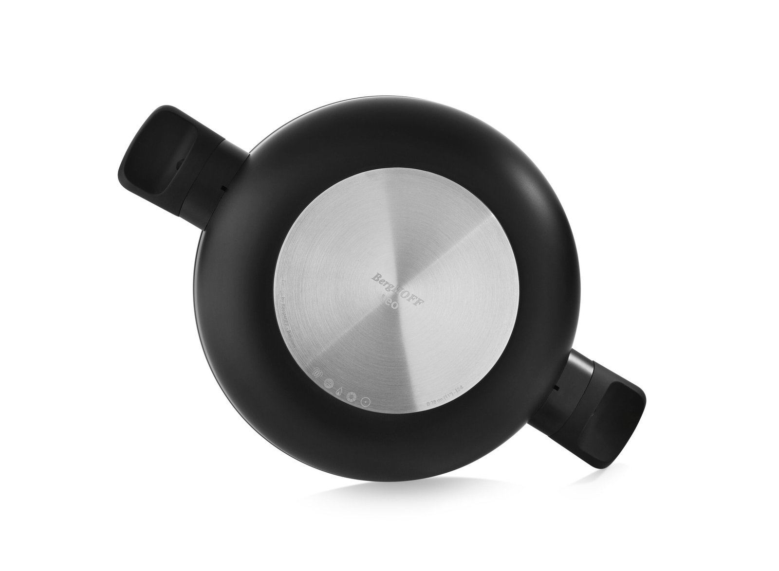 BergHOFF Balance Ceramic Non-Stick Kadhai with Glass Lid | Induction & Gas - Image 5