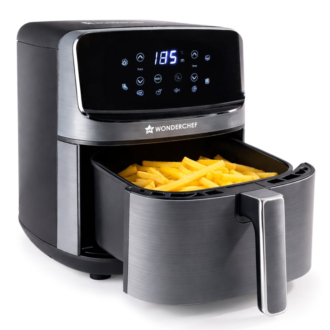 Neo Pro 4.5L Digital Air Fryer | 1300W | 10 Preset Menus | 90% less fat | Rapid Air 360° Circulation Technology | Temperature & Timer Control | Cool Touch Handle | Black | 2-Year Warranty - Image 19