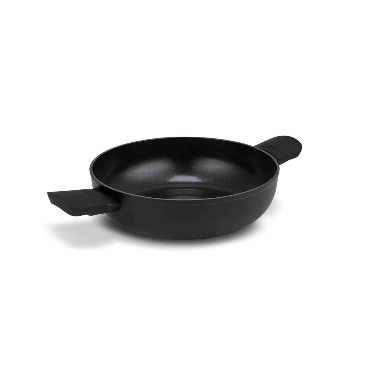 BergHOFF Balance Ceramic Non-Stick Kadhai with Glass Lid | Induction & Gas