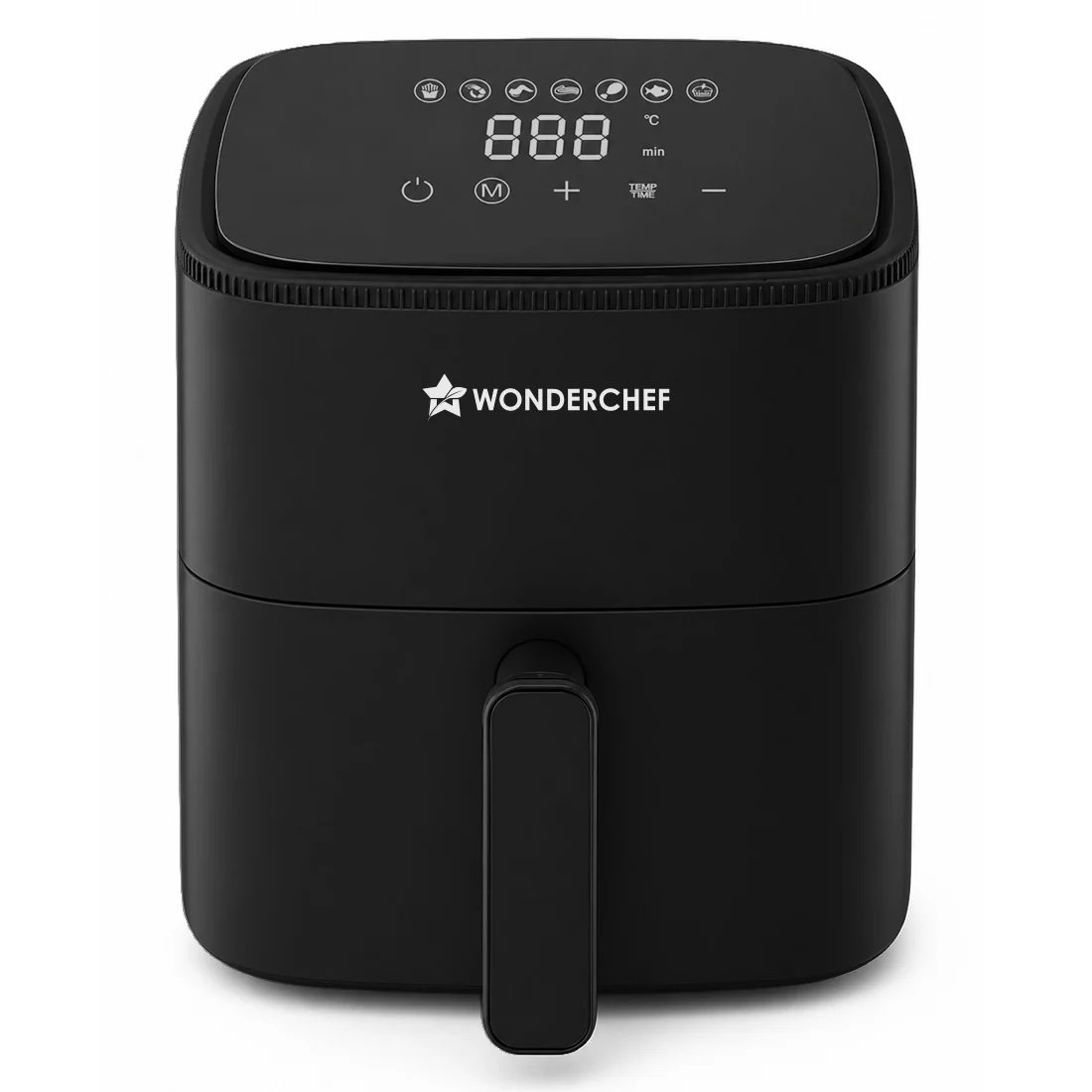 Neo 3.5L Digital Air Fryer | 1000W | 7 Preset Menus | 90% less fat | Rapid Air 360° Circulation Technology | Temperature & Timer Control | Cool Touch Handle | Black | 2-Year Warranty