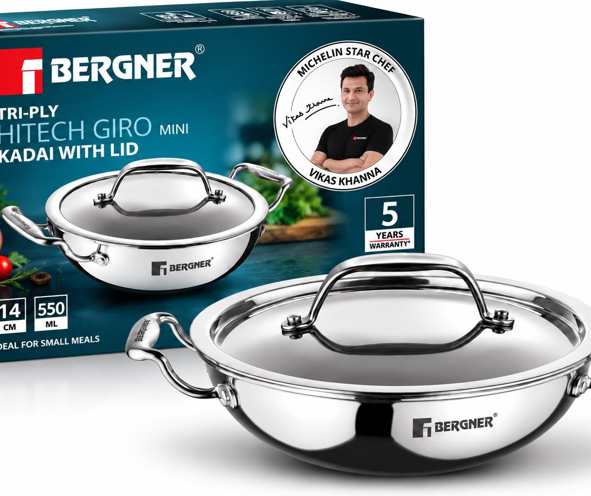 Triply Hitech Giro Kadhai with Lid